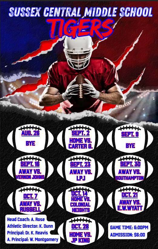 Fall Sports Schedule