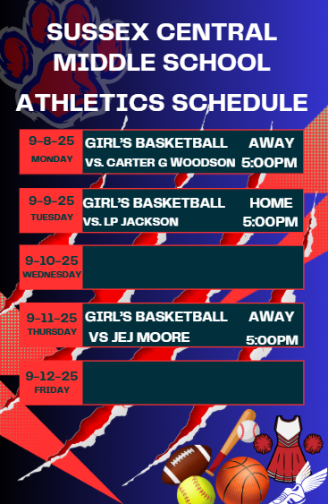 SCMS Athletics Schedule