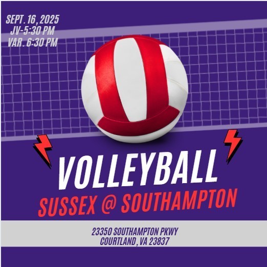 Volleyball Game Notice