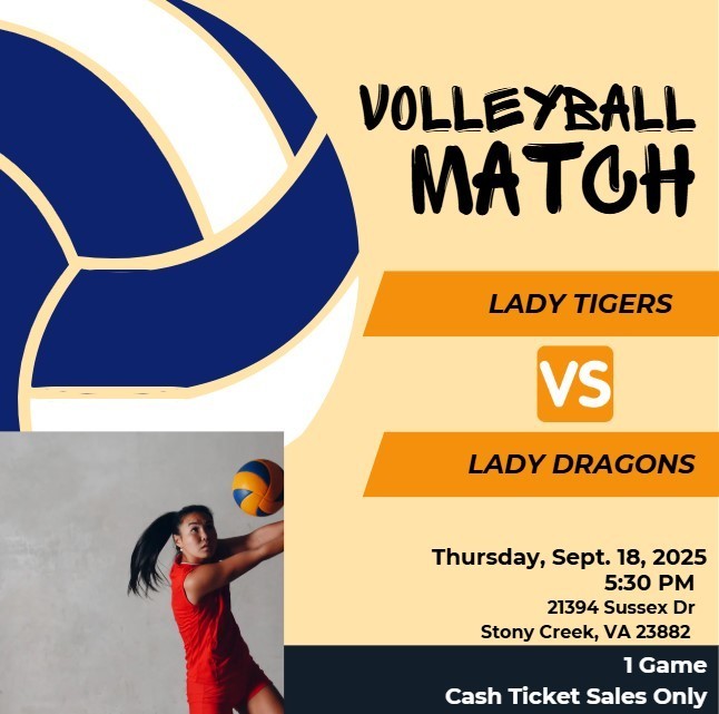 Volleyball Game Notice