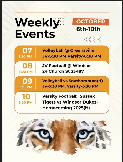 Weekly Event Notice 