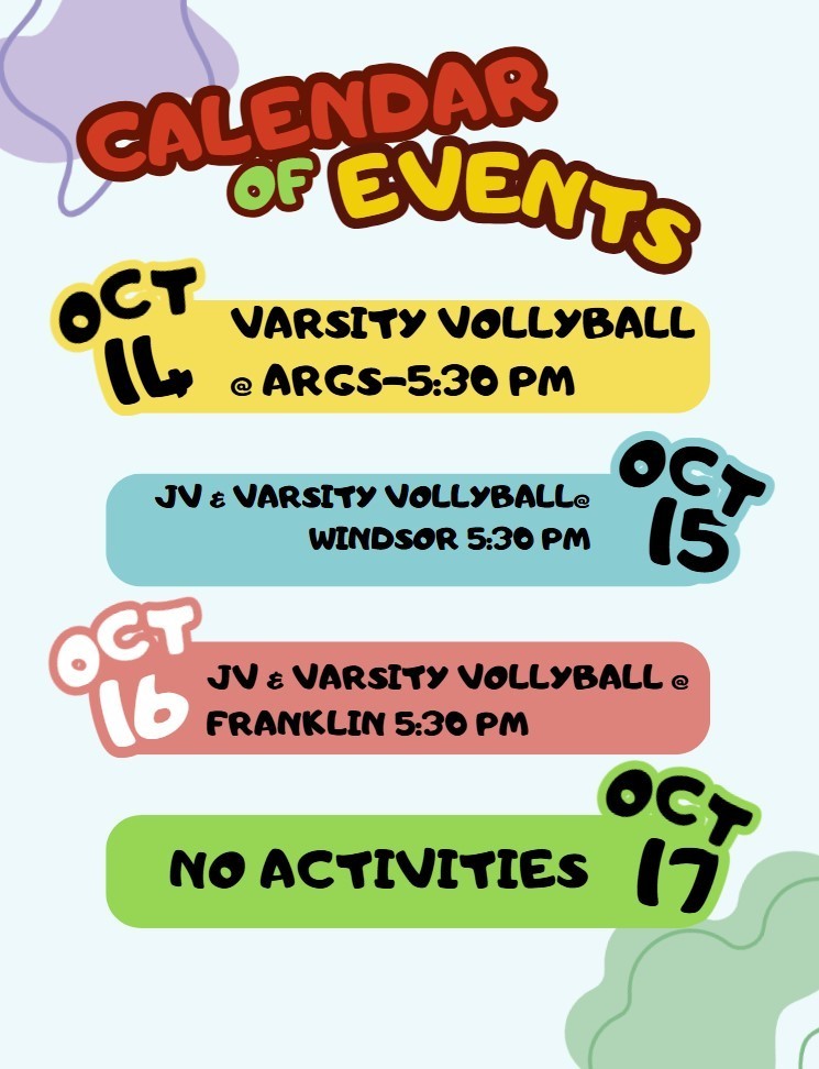 SCHS Events!