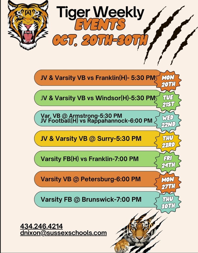 SCHS Events!