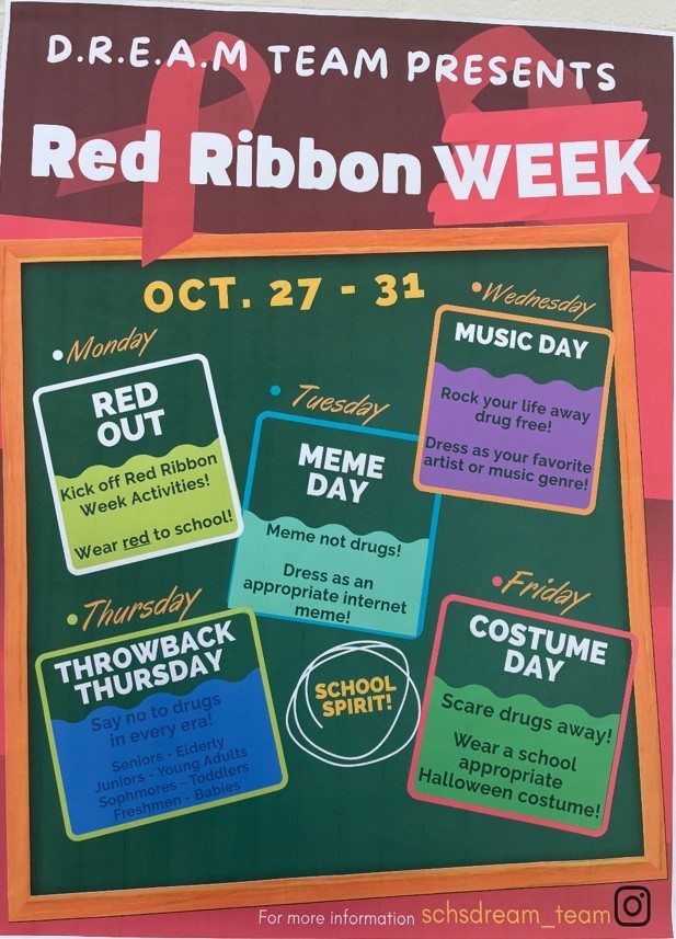 SCHS Red Ribbon Week 2025!