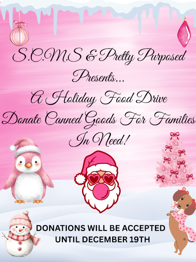 Pretty Purposed Holiday Food Drive