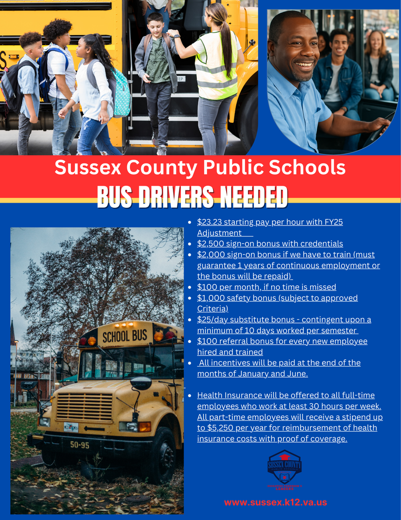 We Need Bus Drivers.