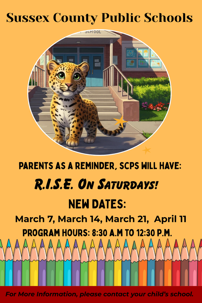 Reminder about the R.I.S.E. program: