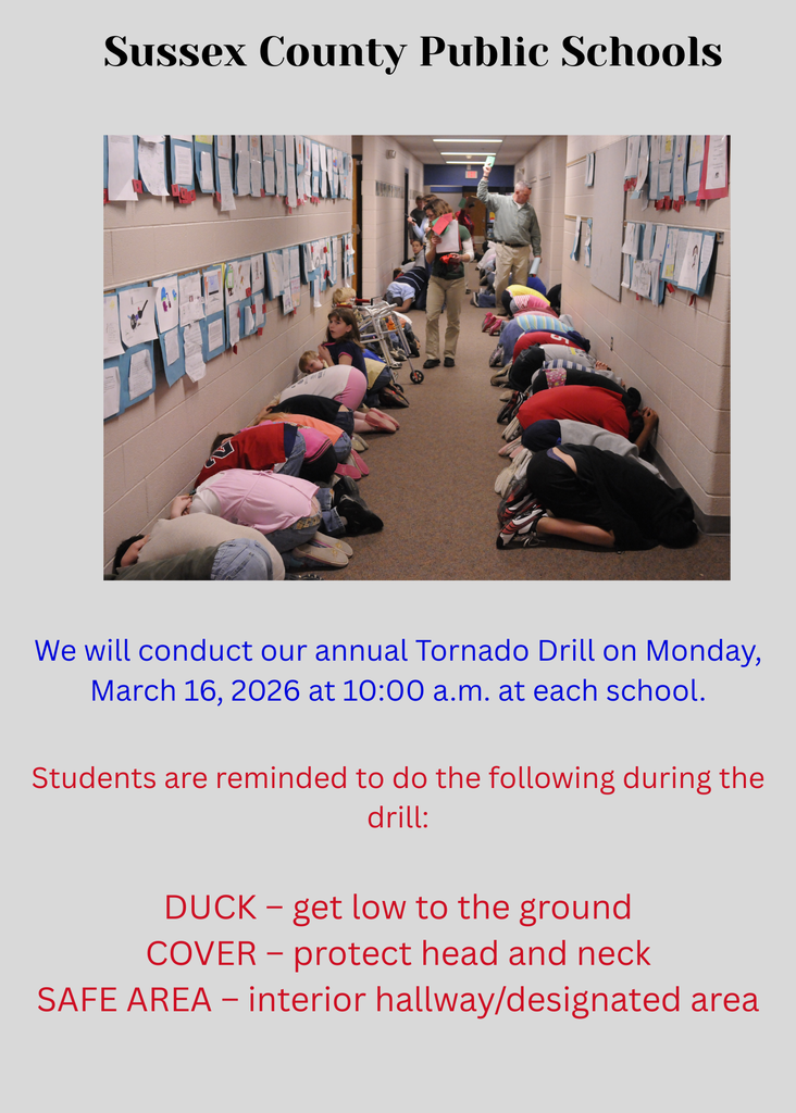 Tornado Safety Drill: 