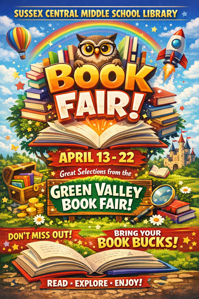 Sussex Central Middle School book fair:
