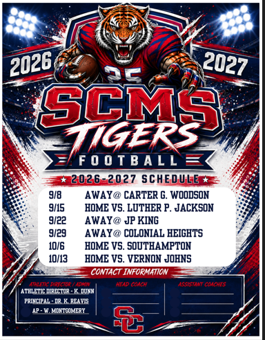 Football Schedule 2026-2027