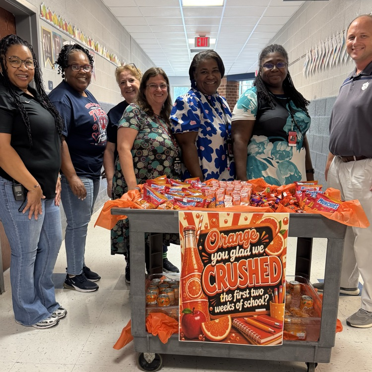 "Orange" you glad we just "Crushed" the first two weeks of school?! 