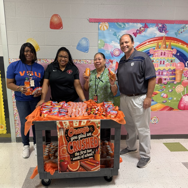 "Orange" you glad we just "Crushed" the first two weeks of school?! 