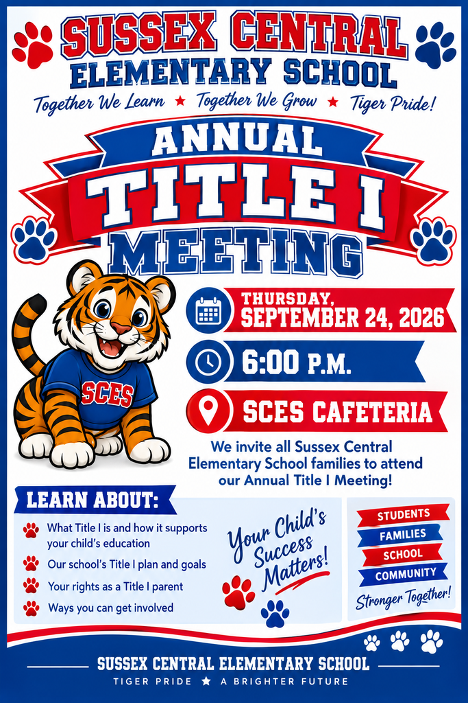 Sussex Central Elementary School's Annual Title I Meeting