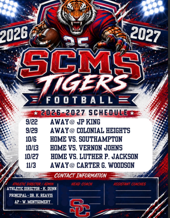 Updated Football Schedule