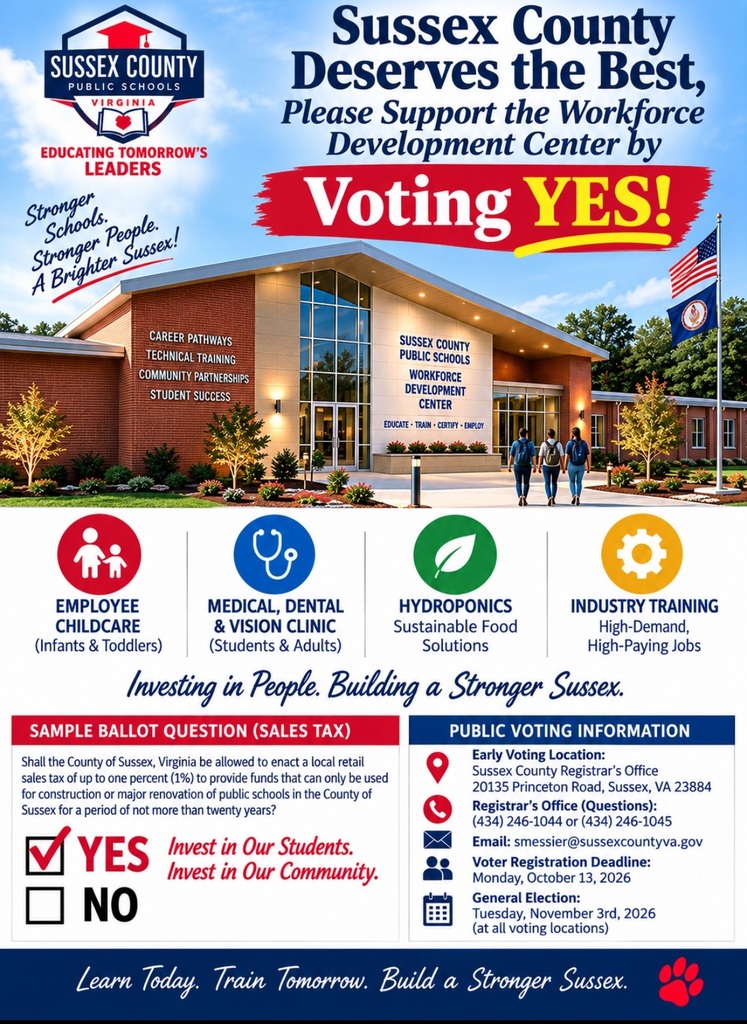 SCPS Future Workforce Development Center and 1% Proposed Tax Fact Sheet....