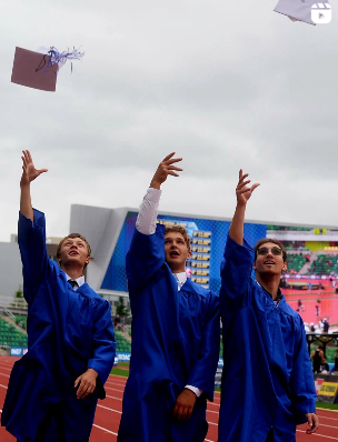 Track Seniors at Hayward Field