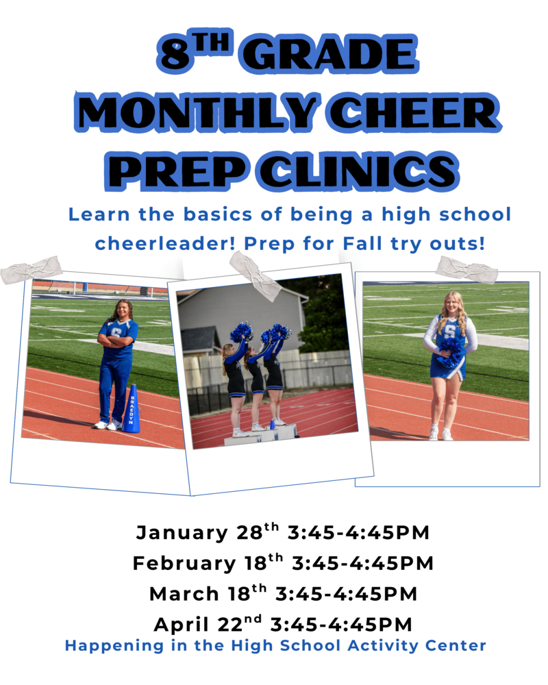 8th Grade Cheer Clinics