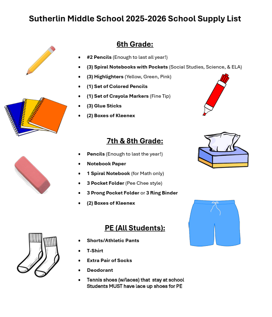 supply list