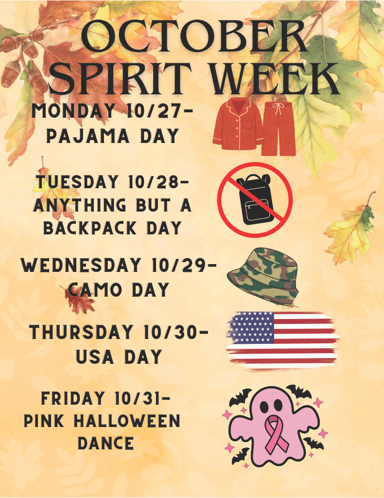 October Spirit Week