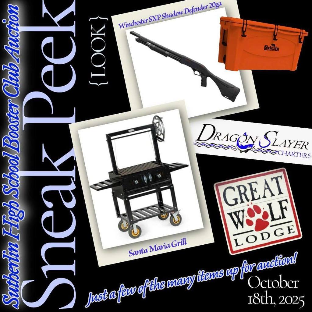 SHS Annual Booster Club Auction, Saturday, October 118