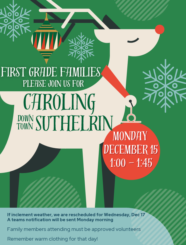 caroling first grade