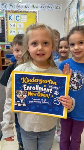 Kindergarten Round-Up is here, and we’re excited to welcome our newest Bullpups! 🐾  Join us April 20–23 from 8:30 a.m.–1:30 p.m. and April 24 from 8:30 a.m.–3:30 p.m. at East Primary to get your child registered for kindergarten.  Please bring: • Your child’s birth certificate • Parent/guardian identification  🎉 All students who register during these times will receive a FREE Bullpup t-shirt!  Starting kindergarten is a big milestone, and early enrollment helps us plan strong classrooms, ensure the right supports are in place, and set every student up for success from day one.  We can’t wait to meet our future learners—Unleash the Learning!  #SutherlinSchools