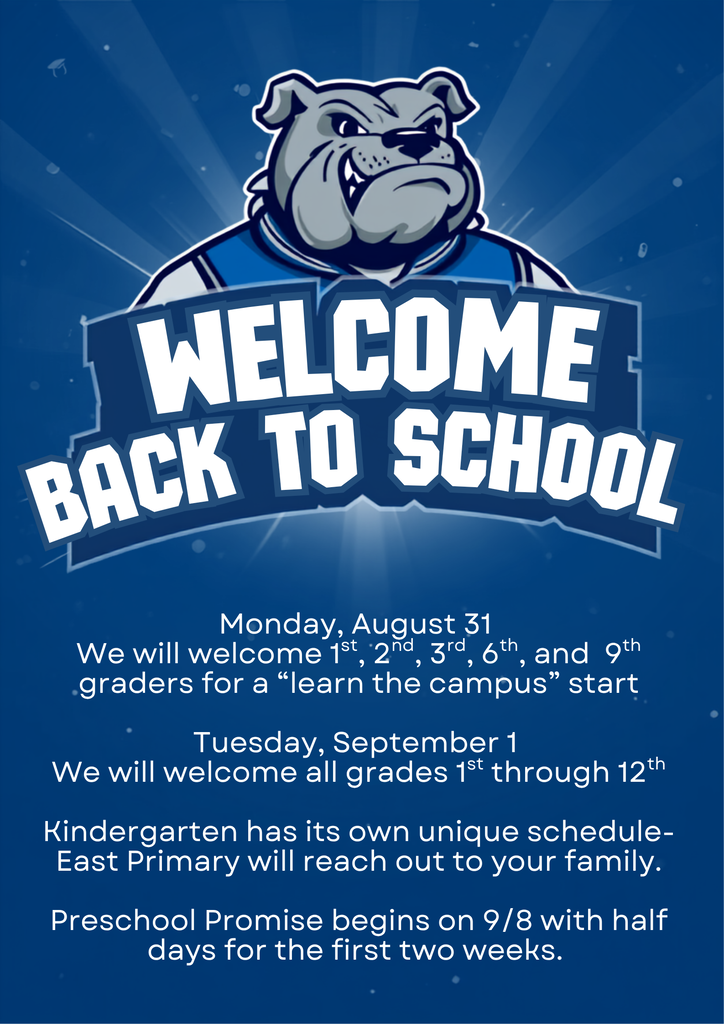 📚 Don’t Wait—Enroll Today! The first day of school is almost here! If your student is not yet enrolled, please complete registration as soon as possible. Early registration helps our schools plan class assignments, prepare classrooms and ensure staff are ready to welcome every student. 📅 Important Start Dates Monday, August 31: First day for students in grades 1, 2, 3, 6 and 9 Tuesday, September 1: First day for all students in grades 1–12 Kindergarten: Students will attend on an every-other-day schedule. Families will be notified of their child’s assigned schedule. Tuesday, September 8: First day for preschool students Please don’t wait until the last minute. Enrolling early helps us create a smooth, welcoming start to the school year for every student. We can’t wait to see our students back at school! ❤️📚 #SutherlinSchools #BackToSchool #EnrollToday #AllMeansAll