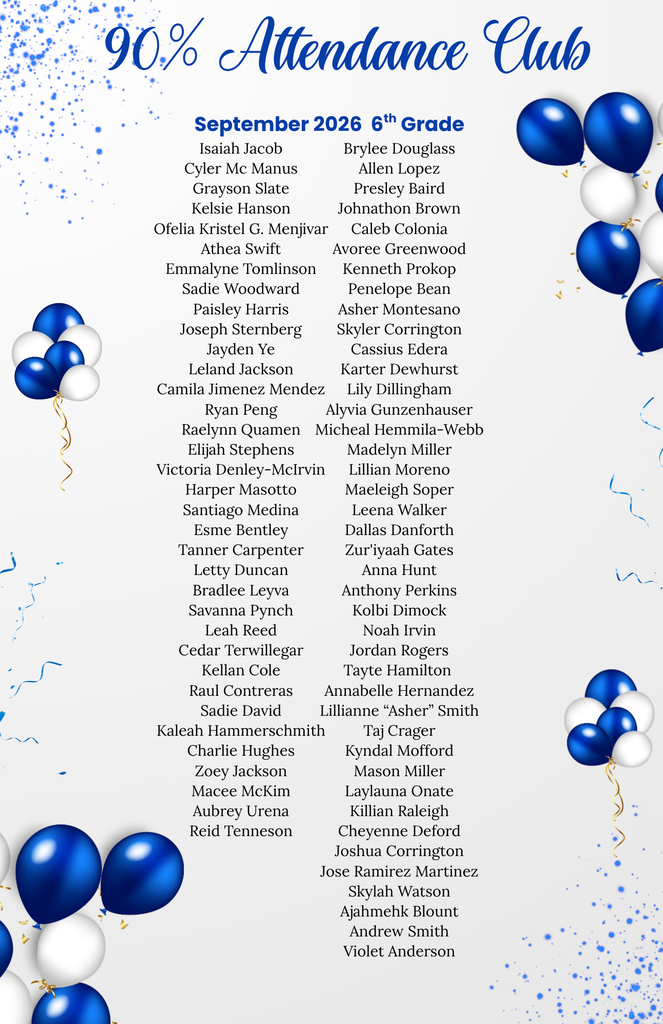 Congratulations to Septembers 90% Club