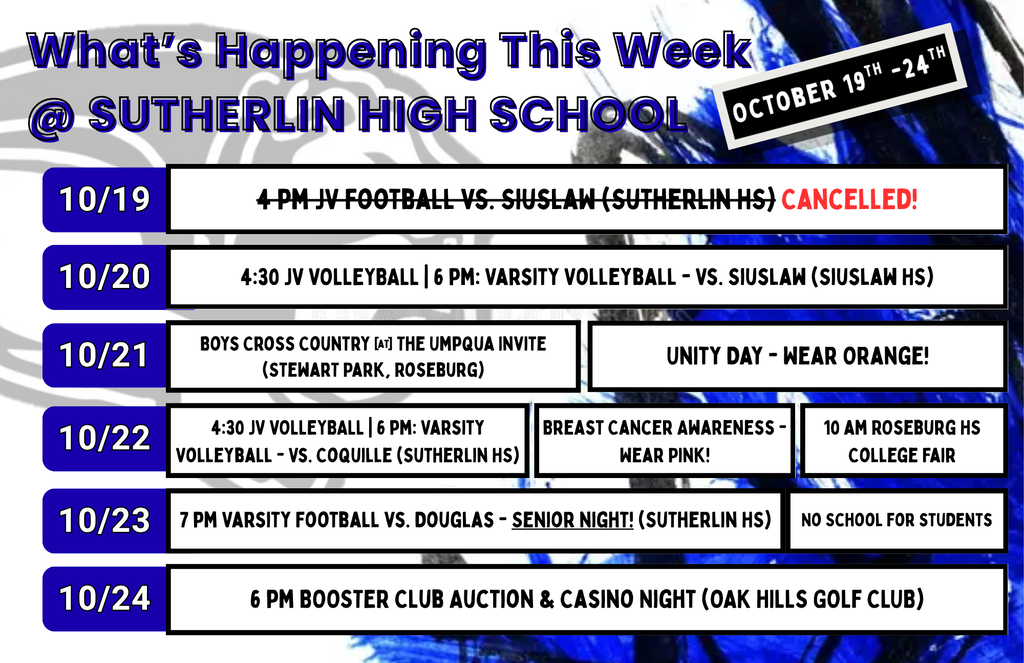 What's Happening at SHS