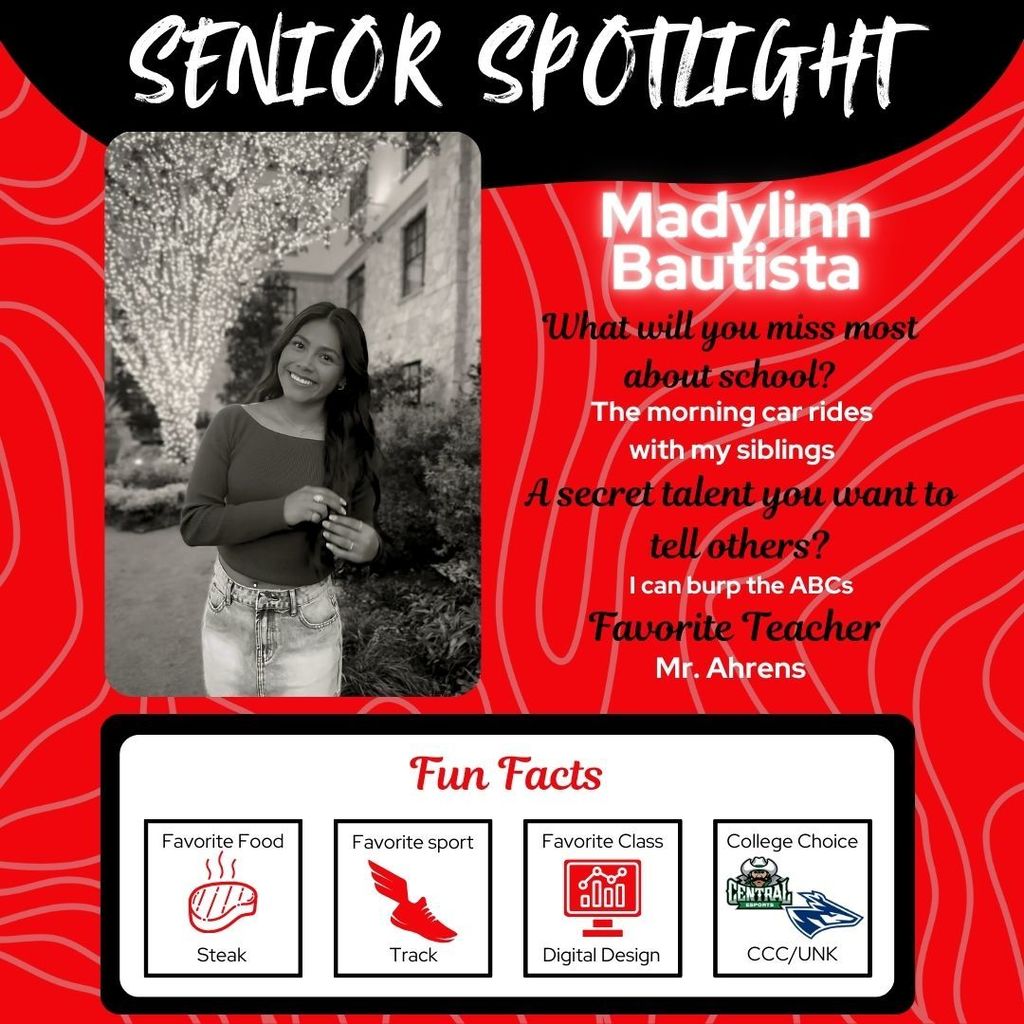 Senior Spotlight for Madylinn Bautista