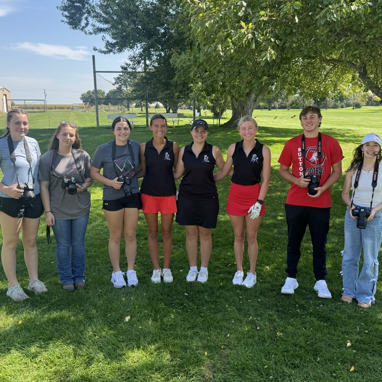 Photo of Media Team and Fillie Golfers