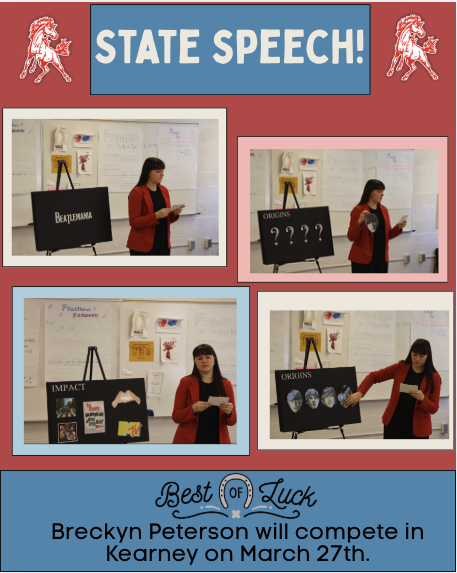 Images of Breckyn Best of Luck at State Speech