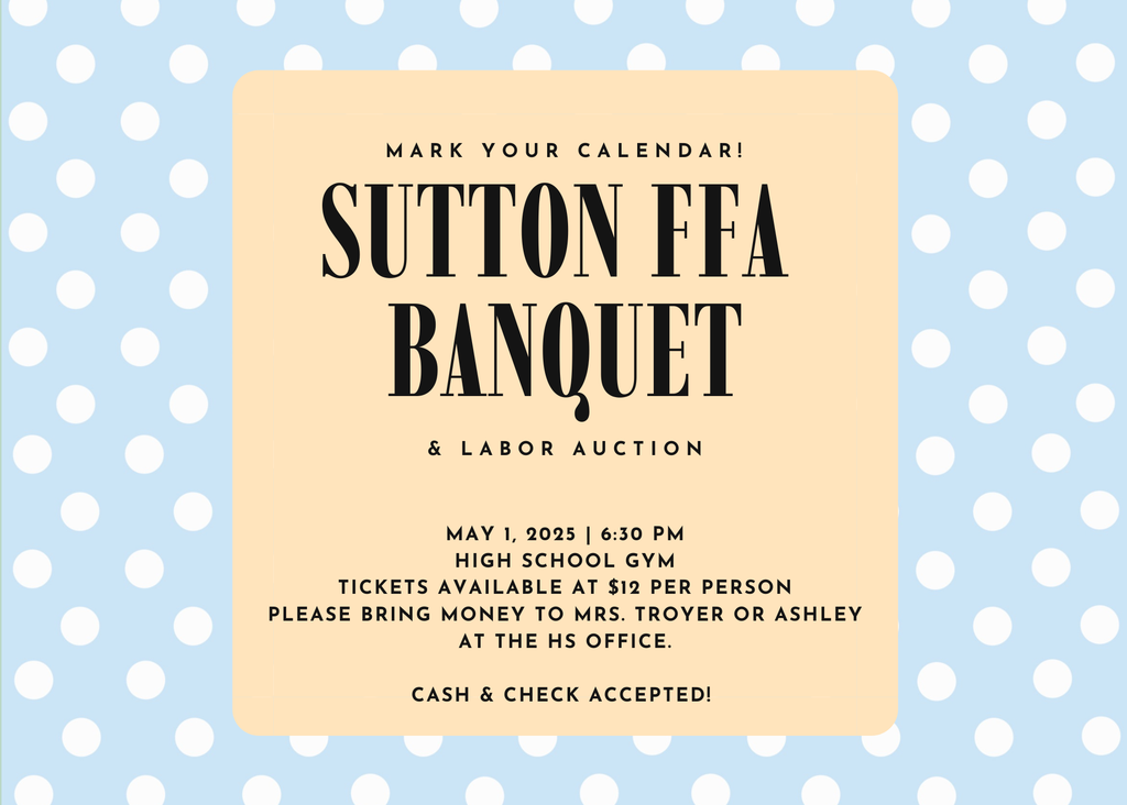 FFA Banquet Information 2026