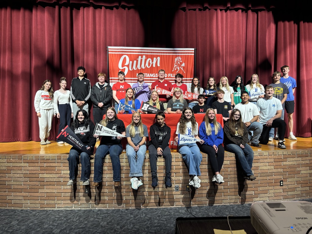 Senior class showcasing their future plans.