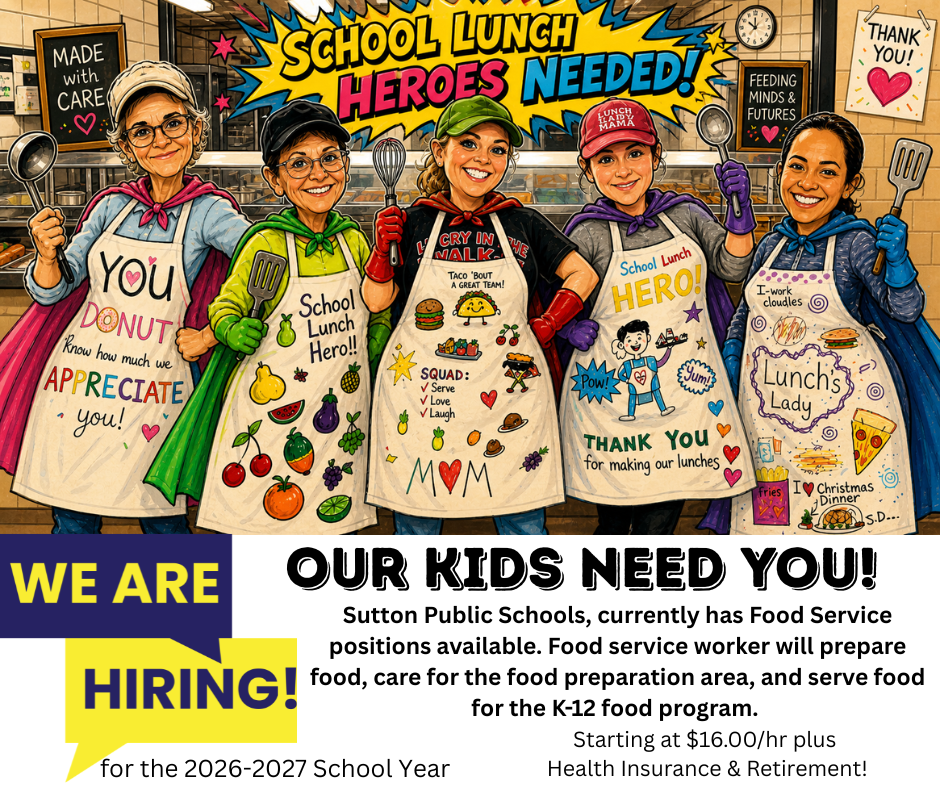 Looking for a job that fits your family's schedule? Join our school kitchen team! Enjoy a daytime schedule that lets you work while your kids are in school—and be home when they are. No evenings, weekends, or holidays, plus summers off! It's the perfect opportunity to earn extra income while still being there for your family.