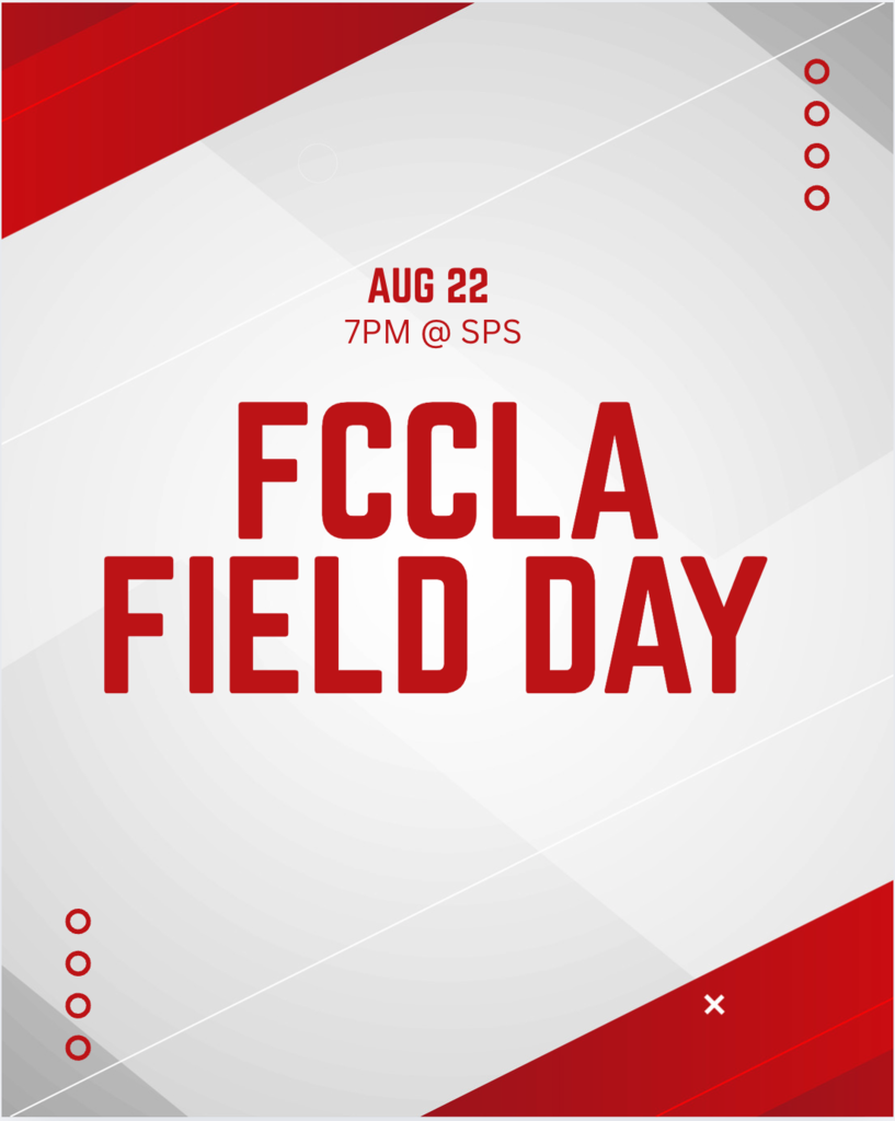 FCCLA Field Day Aug 22 @SPS