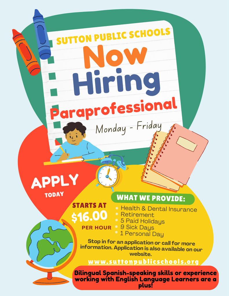 Now Hiring Paraprofessional
