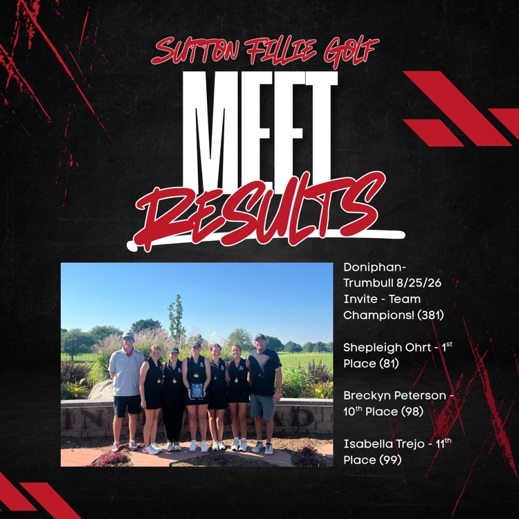 Girls golf results
