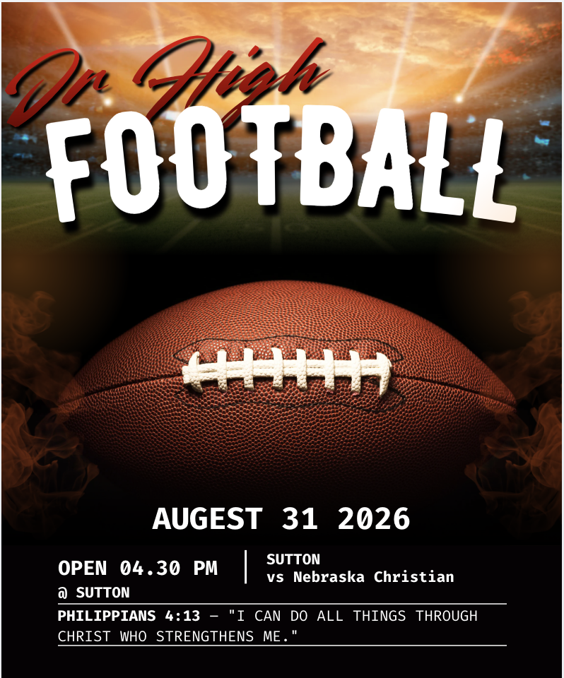 JH Football Image vs NE Christian.