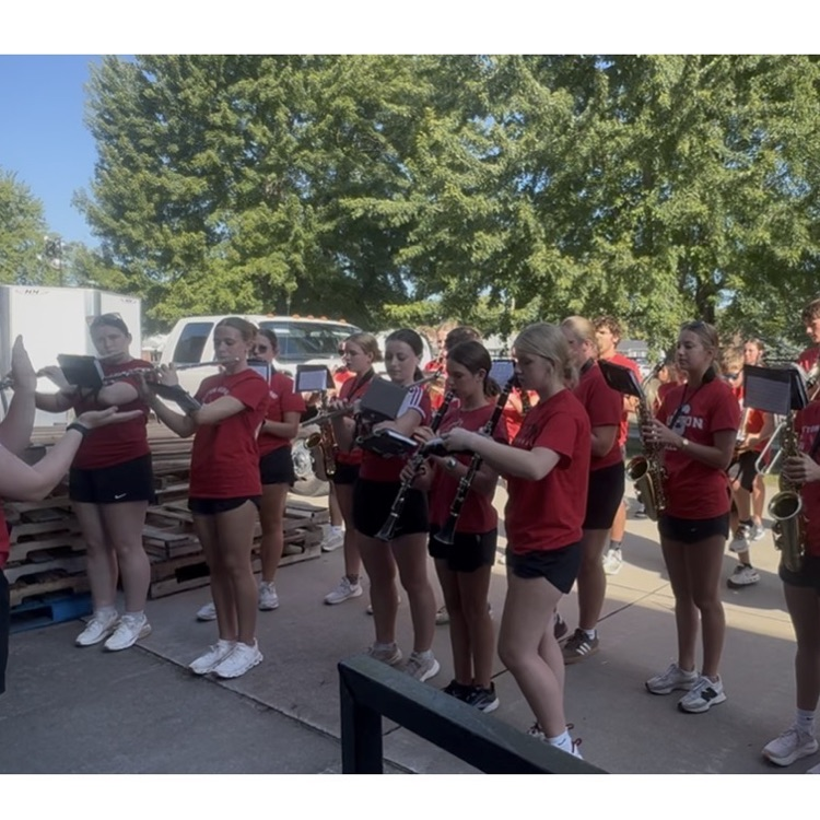 image of Sutton Marching Band performing for NE Public Media