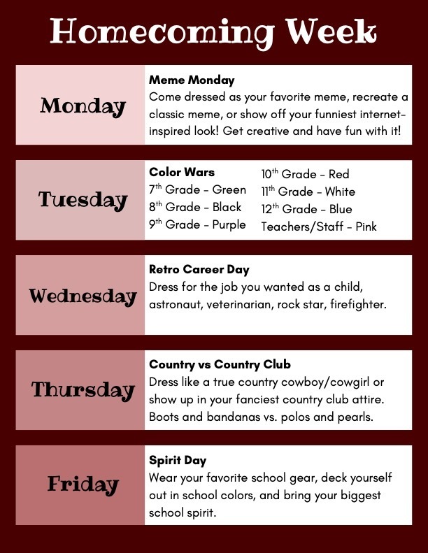 Homecoming Week