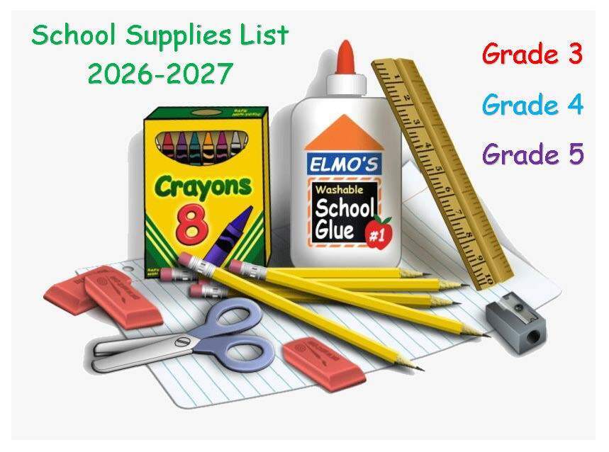 School Supplies List
