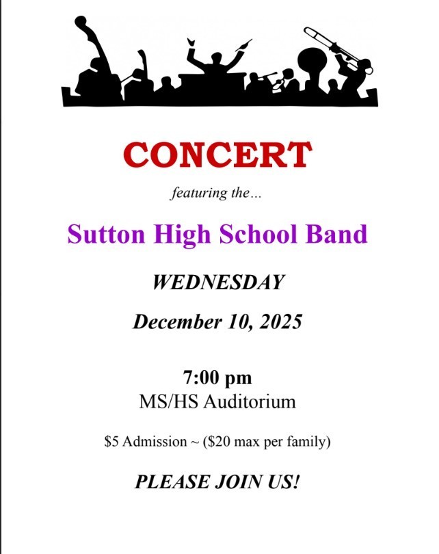 SHS Band Concert -  December 10