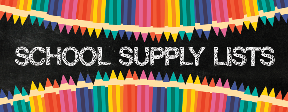 School Supply Lists