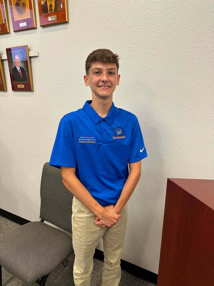 Ayden Humphries Selected as Branford High School Student Ambassador