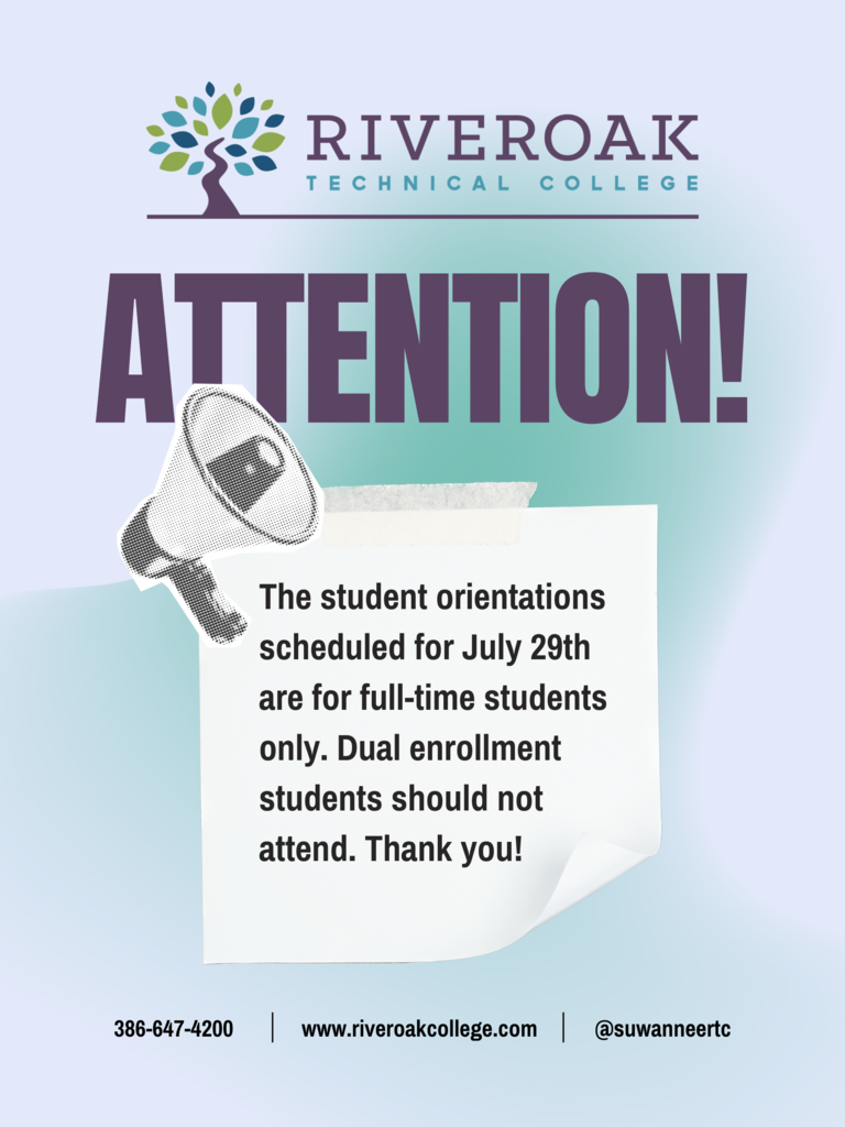 DE Students Should Not Attend July 29 Orientations
