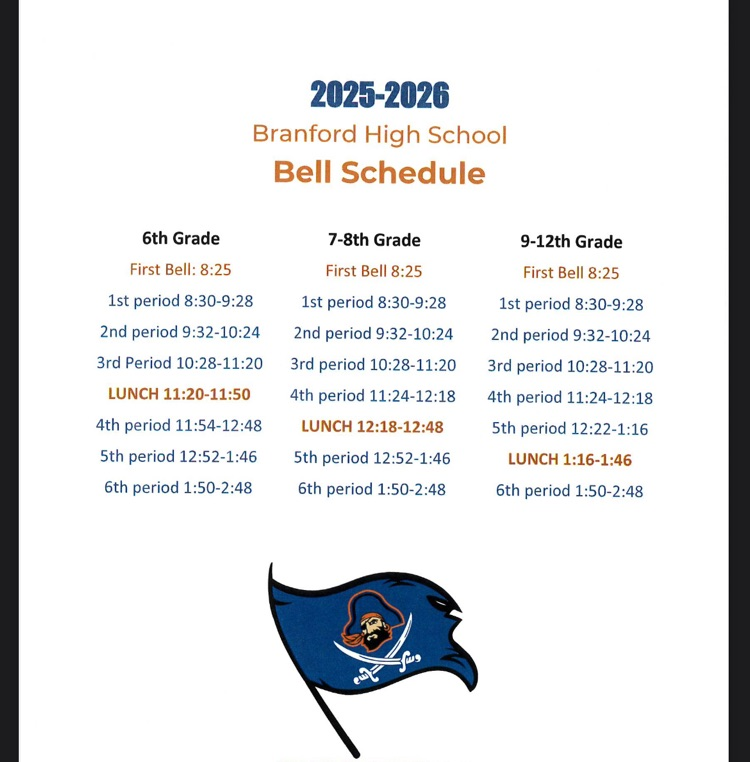 bell schedule 