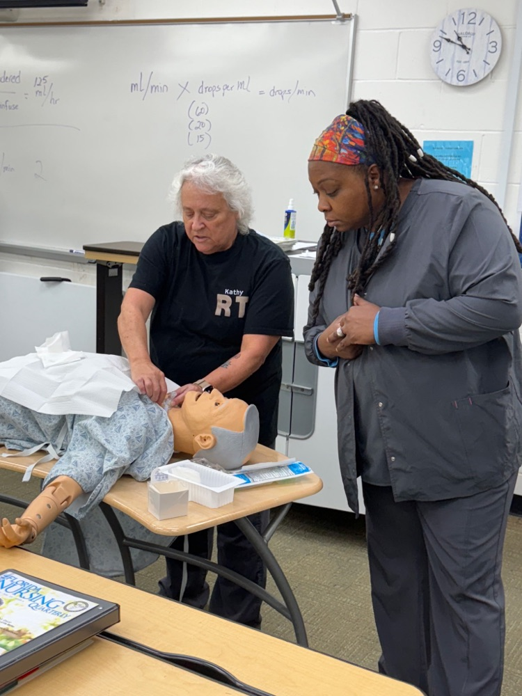 Practical Nursing class training-Kathy Browning - 2