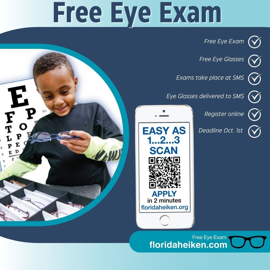 free eye exam flyer