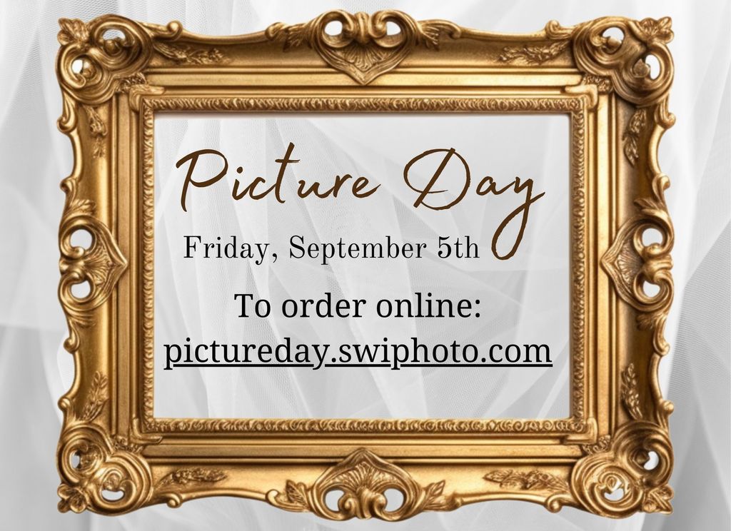 Picture Day Sept 5th.